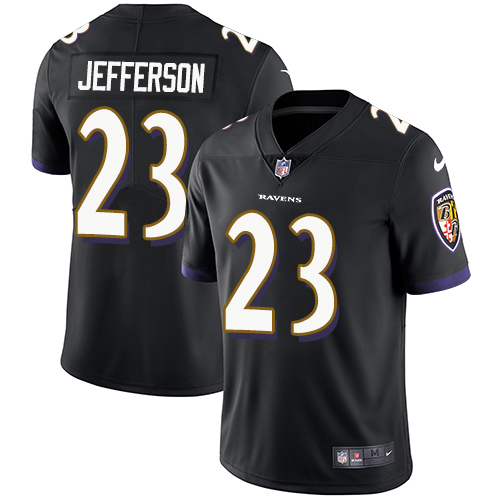 Nike Ravens #23 Tony Jefferson Black Alternate Youth Stitched NFL Vapor Untouchable Limited Jersey - Click Image to Close